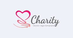 Kleurrijke liefdadigheids- en jeugdondersteuningslogo's, waaronder Charity, Peopletree, People Charity en Human, die gemeenschapszorg en Jeugdondersteuning vertegenwoordigen.